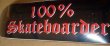 画像2: 100% Skateboarder LOGO (Black/Red) 8.25 (2)
