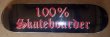 画像1: 100% Skateboarder LOGO (Black/Red) 8.25 (1)