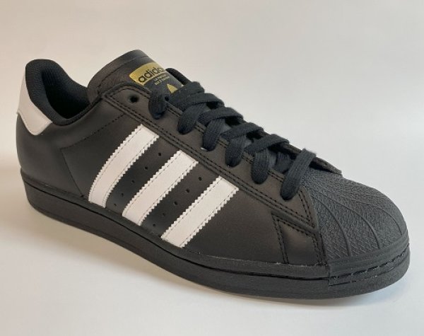 画像1: ADIDAS SKATEBOARDING SUPERSTAR ADV Black/White (LEATHER) (1)