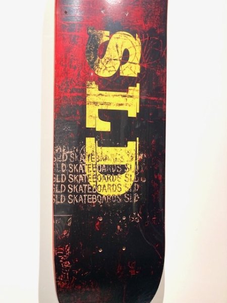 画像2: SLD RAW LOGO DECK BLOOD RED 8.0 (2)