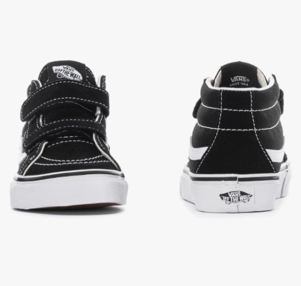 画像4: VANS KID'S SK8-MID REISSE V black/true white (4)