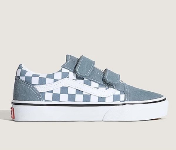 画像1: VANS KID'S OLD SKOOL V color theory checkerboard stormy weather (1)